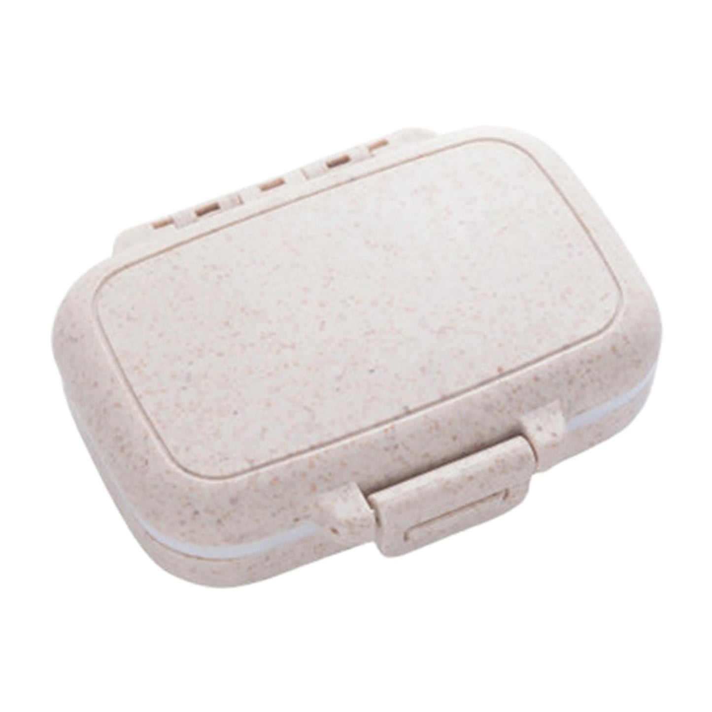 ECOMISTIQ®2xPill's Box Mini Portable Pills Organizer Case for Fish Oil Supplements Daily Beige|Health & Beauty|Health Care|Pill Boxes, Pill Cases