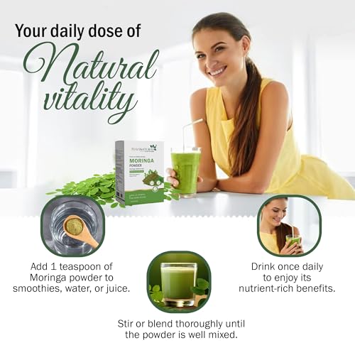 7DAYSNATURAL Sun-Dried Moringa with Giloy & Tulsi Powder – Pure Herbal- image 5