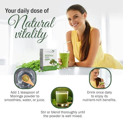 7DAYSNATURAL Sun-Dried Moringa with Giloy & Tulsi Powder – Pure Herbal- image 5