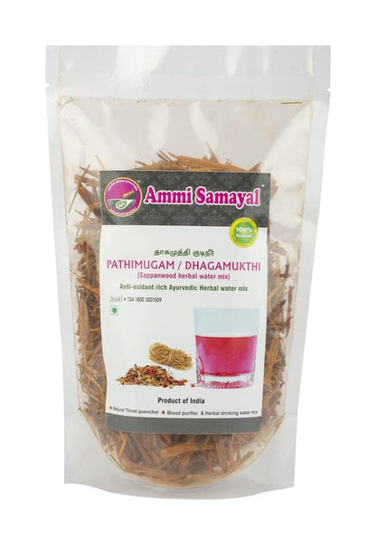 Ammi Samayal Pathimugam Dhagamukthi Herbal Water Mix 100g | Sappanwood- image 2