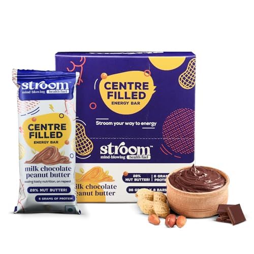 STROOM Asia's First Centre Filled Energy Bars | 6g Protein (8 Bars, 36 Grams Eac