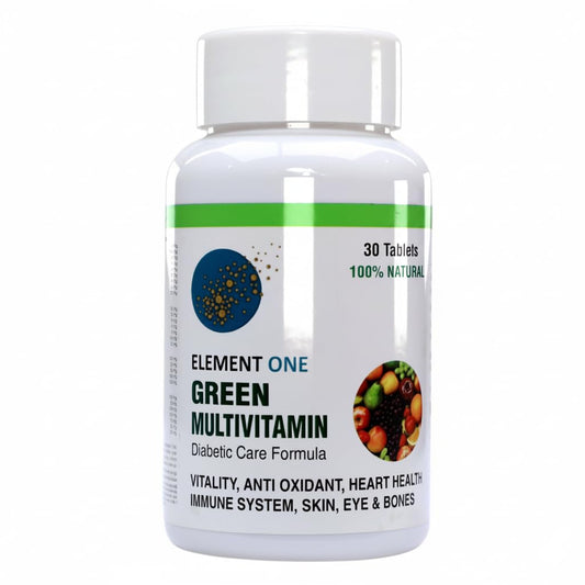 Green Multivitamin Supplement | Plant-Based Vitamins & Minerals with Antioxidant | Sugar-Free Formula | Daily Nutritional Support for Men & Women | Veg Tablets