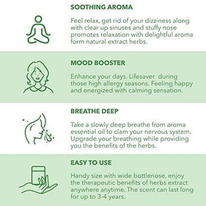 TWIN SWAN™ Hong Thai Traditional Thai Compound Herbal Inhaler Pack Of 1