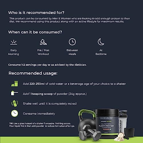 Nutrabay Wellness All Natural Plant Protein - 500g, Gourmet Chocolate |- image 3