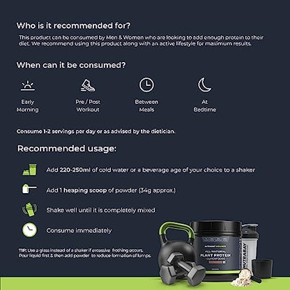 Nutrabay Wellness All Natural Plant Protein - 500g, Gourmet Chocolate |- image 3