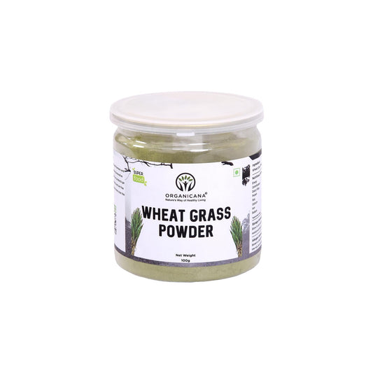 Organicana Organic Wheatgrass Powder - 100g (Pack of 1) Supports Immunity & Boos