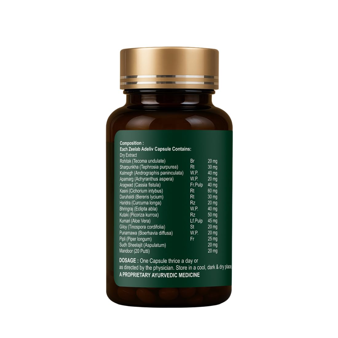 Zeelab Adeliv Liver Cleanse Capsules | Ayurvedic Medicine for Liver Det- image 2