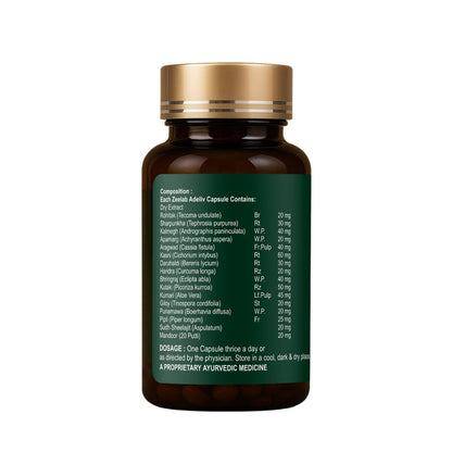 Zeelab Adeliv Liver Cleanse Capsules | Ayurvedic Medicine for Liver Det- image 2