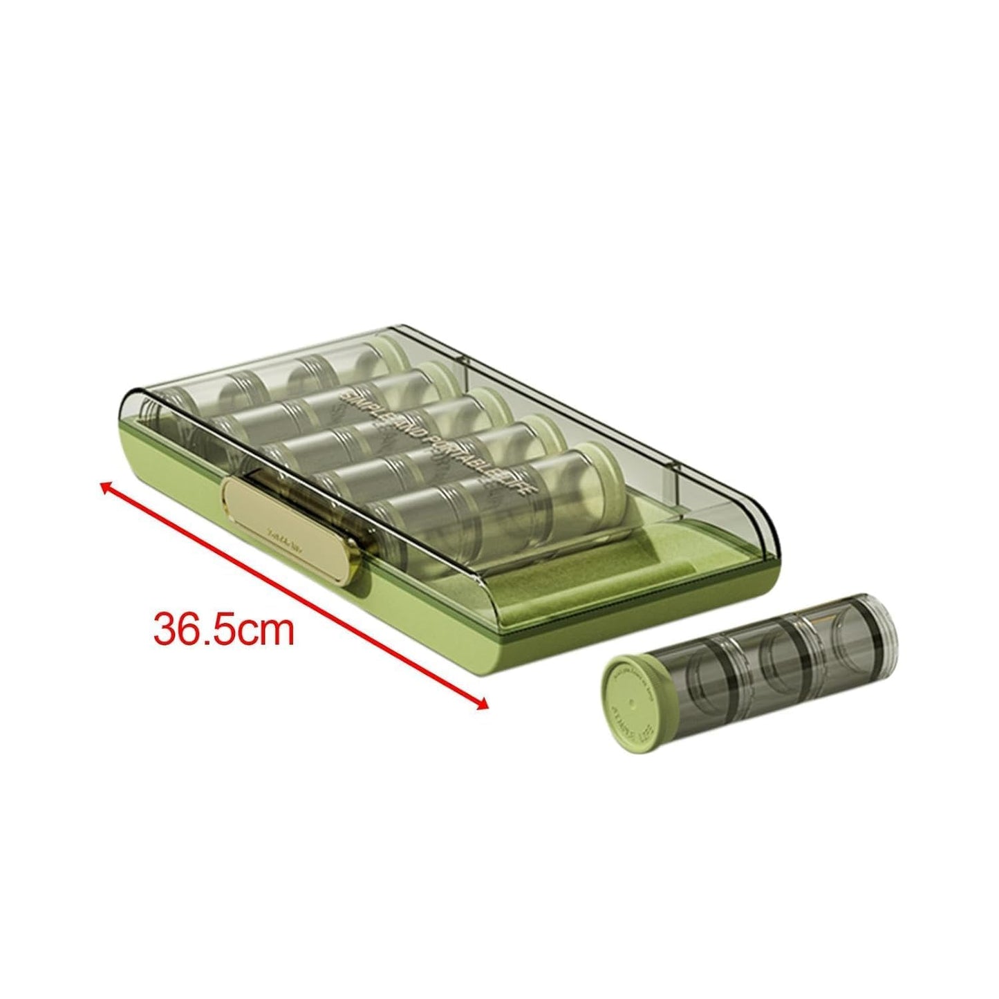 GLOWICK Vitamin, Medicine and Supplement 7-Day Pill Organizer Container Healthcare Pill Case Box 21 Compartment Box FOR Daily Use(1 Set)