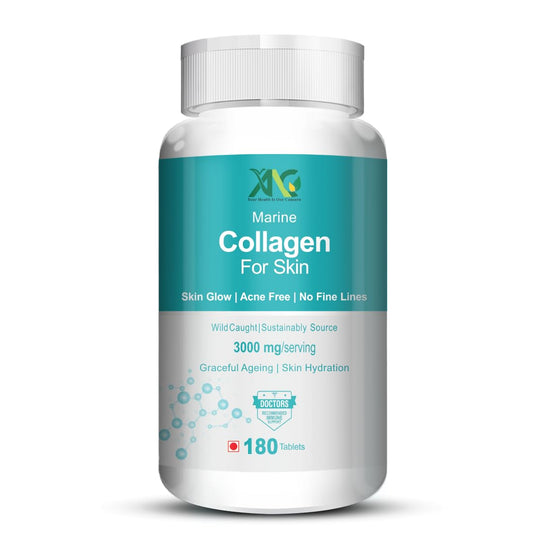 ANC Marine Collagen 3000Mg With Biotin & Vitamin C For Skin, Healthy Hair, Nails & Joints 180 Tablets (Pack of 1)