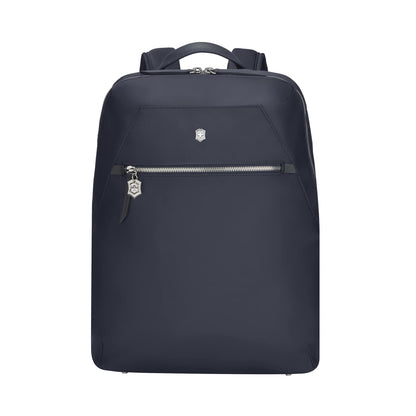 Victorinox Victoria Signature Women Compact Backpack, 14'' Laptop & 10'' Tablet Pocket, Midnight Blue, Swiss designed (612204)