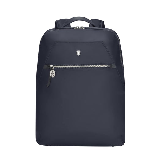 Victorinox Victoria Signature Women Compact Backpack, 14'' Laptop & 10'' Tablet Pocket, Midnight Blue, Swiss designed (612204)