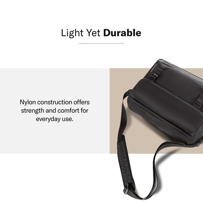 Samsonite Red Ellewood Messenger Bag 26 Cms Brown Nylon Premium Messeng- image 5