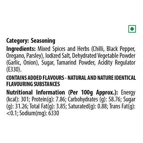 Keya Piri Piri Masala | Exotic Spices Blend For French Fries | An All Purpose Seasoning, Perfect for Pop Corn, Pasta, Fries | 150gm