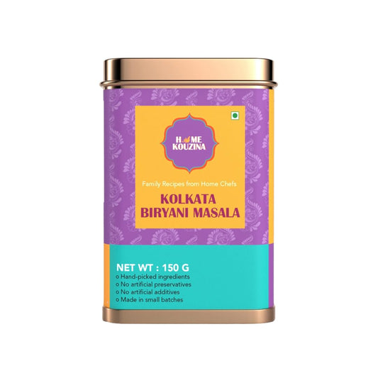 Home Kouzina Kolkata Biryani Masala - 150g (Pack of 1) | Perfect for Veg & Non-Veg Biryani, Mutton, Chicken, and More | No Artificial Additives | Made in Small Batches | 100% Natural Ingredients
