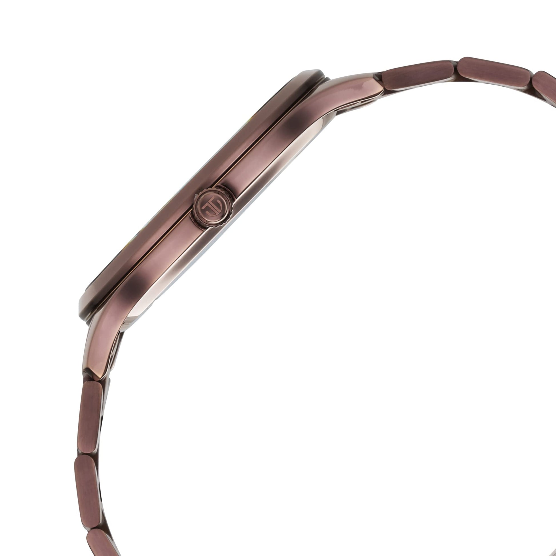 Titan Classique Slimline Brown Dial Analog with Day and Date Stainless- image 3