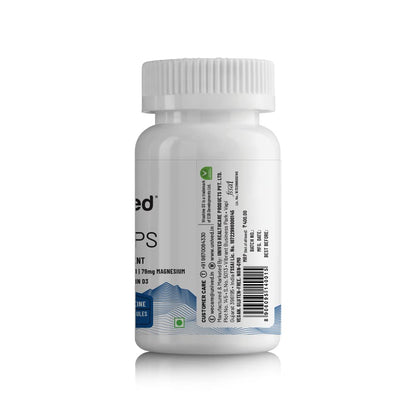 Unived Caffeinated Electrolyte Salt Caps Electrolyte Replacement With Caffeine, 30 Caps