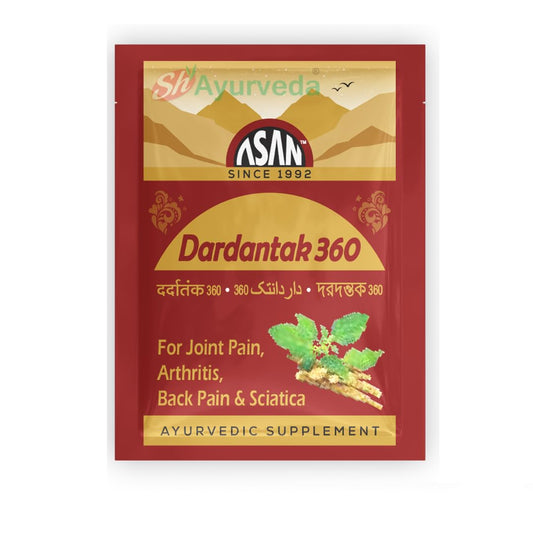 AASAN HEALTHCARE Dardantak 360 powder for Arthritis | sciatica | sprain | finger and wrist pain | muscle pain & backache (Pack of 56)