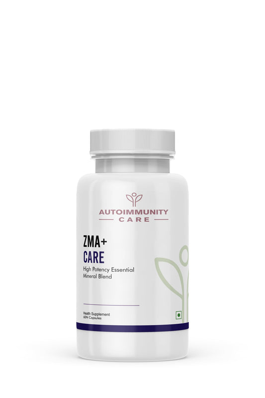 Autoimmunity care ZMA+ Care | Stronger Bones, Muscles, Heart Health, Brain, Sleep, Immune Support & Anxiety Relief Supplement for Men & Women | Zinc, Magnesium & Vitamin B6 l 60 Veg Capsules