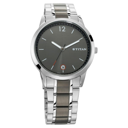 Titan Neo Analog Grey Dial Men's Watch NM1806KM01/NN1806KM01/NP1806KM01