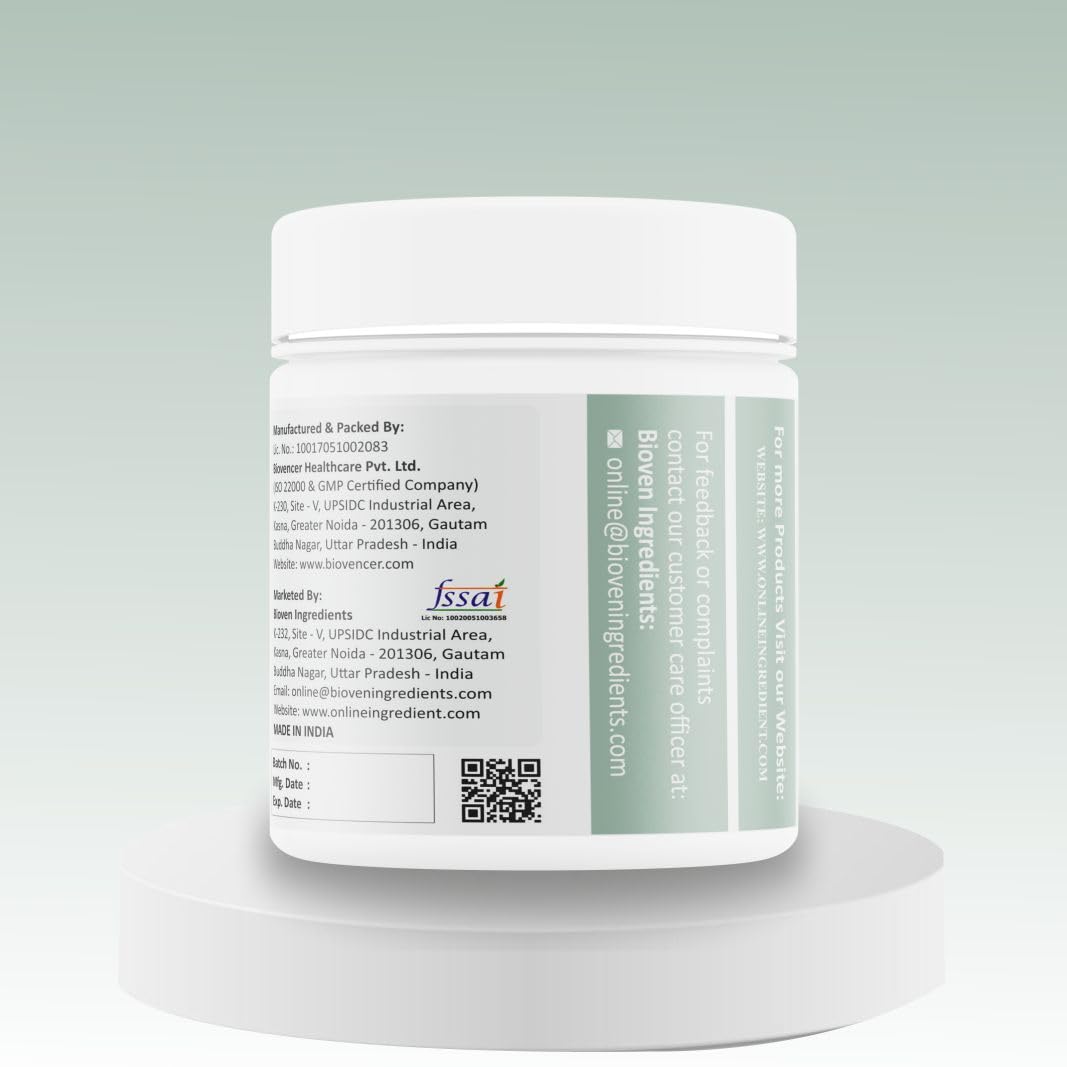 Bioven Ingredients L Norvaline Powder - 100% Pure Amino Acid Supplement for Muscle Mass Development and Workout Performance