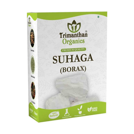 TRIMANTHAN ORGANICS Suhaga Borax Powder (200 Gm)-Tankan Bhasma|Stone Sodium Bora