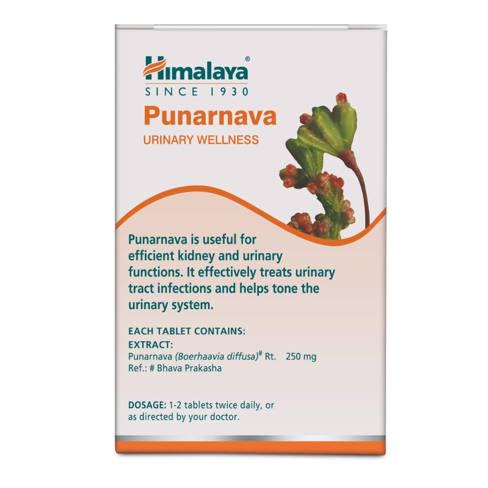 Himalaya Punarnava Tablets - 60 Count