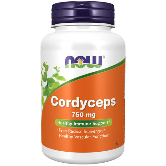 Now Foods Cordyceps 750 Mg Healthy Immune Support Capsules - 90 Veg Capsules