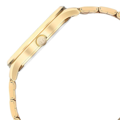 Titan Opulent LII Quartz Analog with Day & Date Green Dial Gold Stainless Steel Strap Watch for Men - NT90127YM03