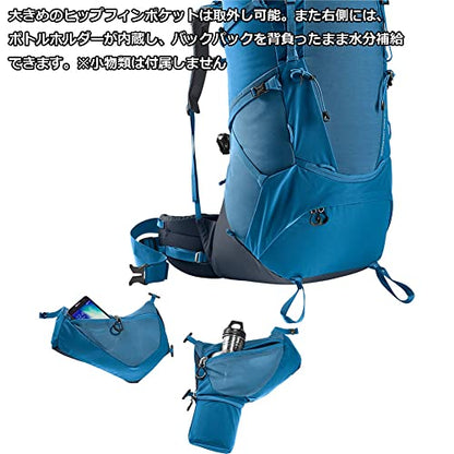 DEUTER Unisex Aircontact Core 60+10L Hiking & Trekking Rucksack Bag, 70 Litres, Blue