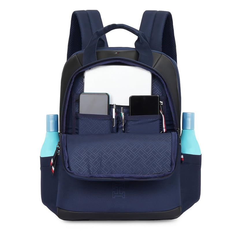 Tommy Hilfiger Unisex Hornet Laptop Backpack - Navy- image 5