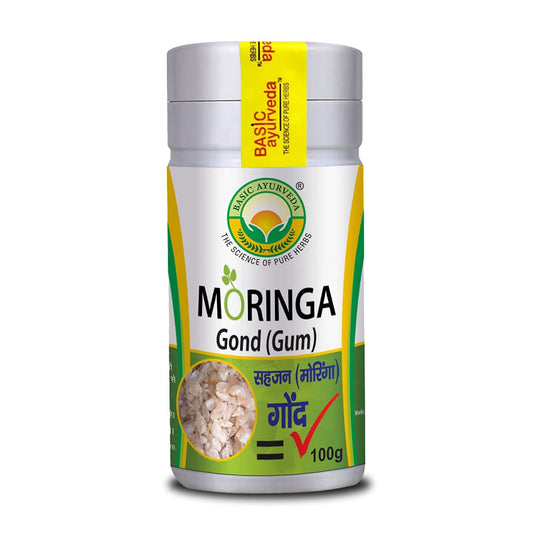BASIC AYURVEDA Moringa Gond (Gum) moringa gum Sounjana Sahjan Moringa Gond 100 G