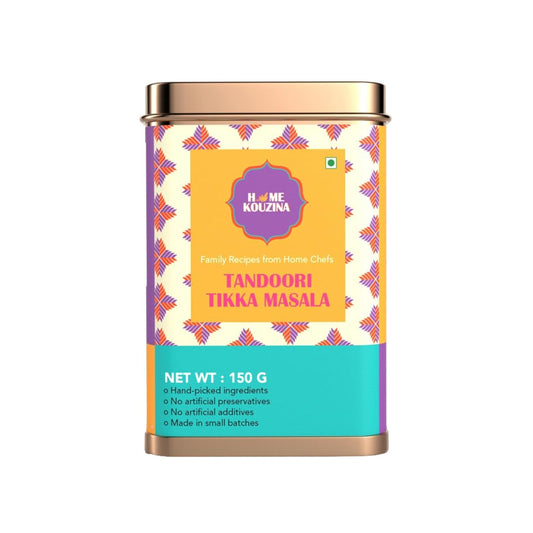 Home Kouzina Tandoori Tikka Masala - 150g | Perfect for Veg & Non Veg Tandoori, Kebabs, Grills, and More | No Artificial Additives | Made in Small Batches | 100% Natural Ingredients