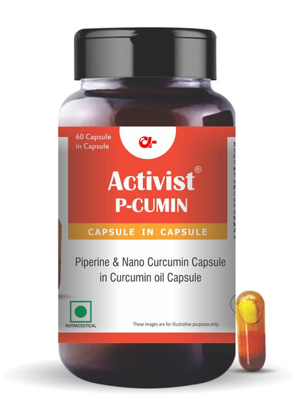 Activist P-Cumin Oil Capsule | Nutritional Dietary Supplement (60 Liquid Capsule) - 100% Pure Cumin Oil, Natural Support for Digestive Health, Immune System Boosting, and Antioxidant Protection