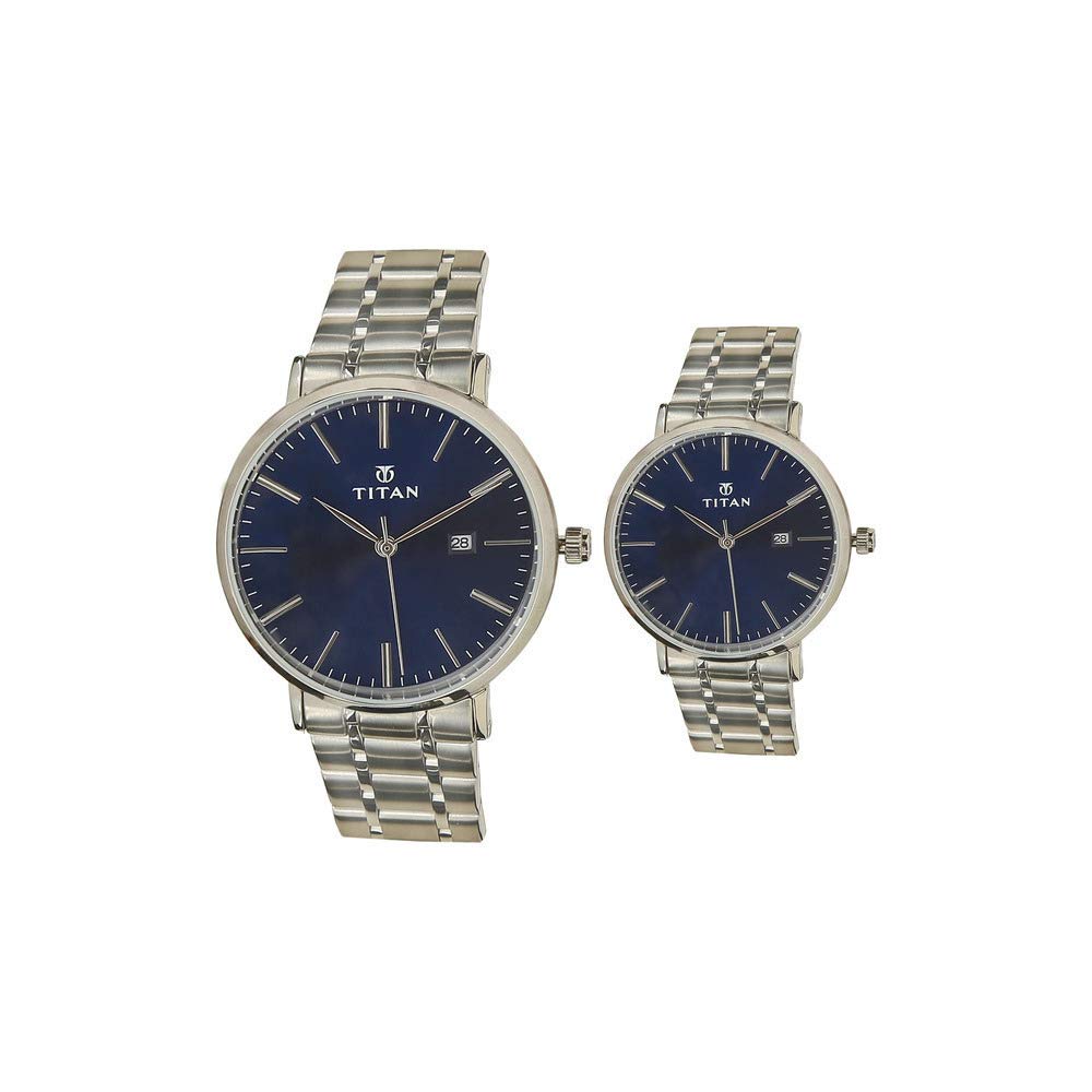 Titan Modern Bandhan Analog Blue Dial unisex Watch 9400294202SM01/NN9400294202SM