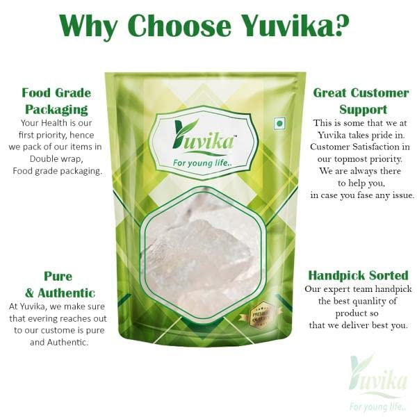 YUVIKA Fitkari Safed - Phitkari Safed - Potassium Alum - Alum White (10- image 3