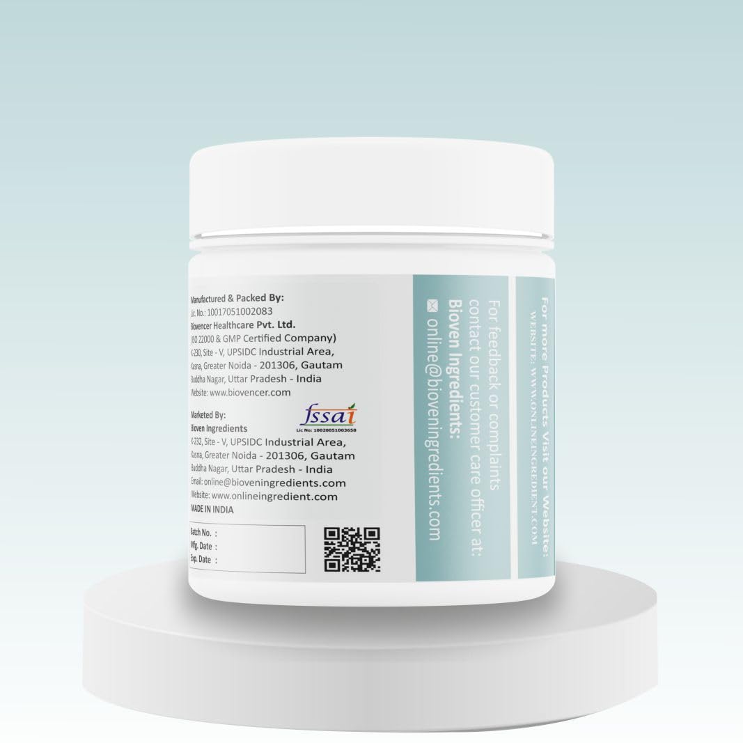 Bioven Ingredients Sodium Hyaluronate Powder, Pure Extract, No Added Colour or Preservatives