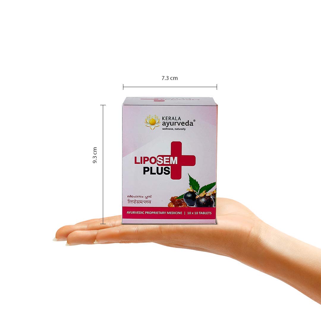 Kerala Ayurveda Liposem Plus Tablet - 100 Count- image 2