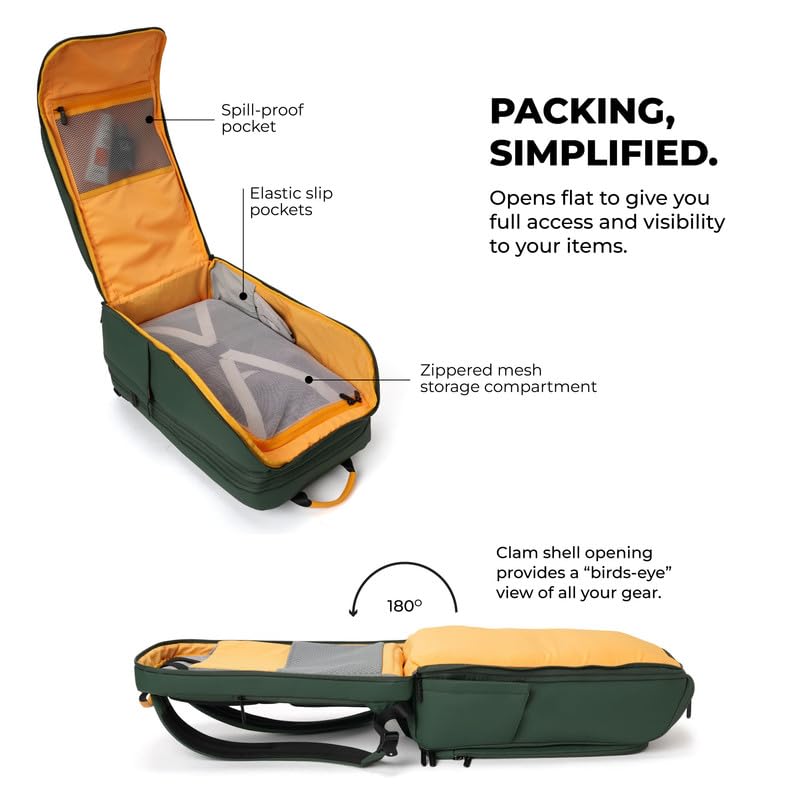 MOKOBARA The Em Telescope Expandable Backpack - Green, Water-Resistant- image 3