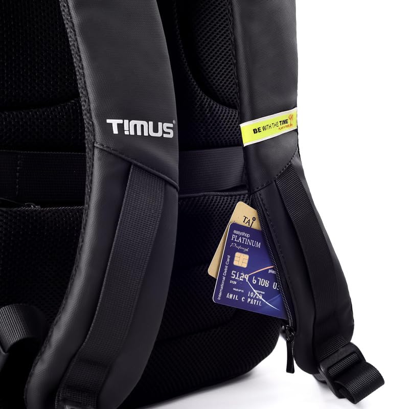 Timus Madrid Black Professional Laptop Bag for Men & Women 24 L with 15- image 7