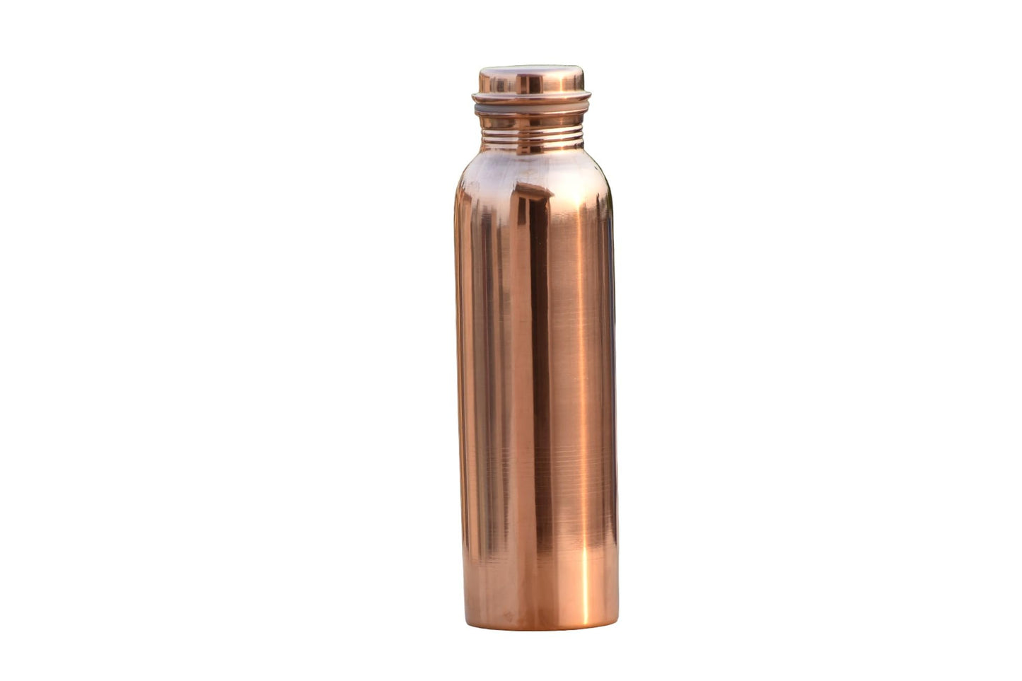 HEALTHANDWEALTH Pure Copper Bottle Hold 950 ML water (32.12 Ounce) | Copper Bottle Joint free and Leak Proof | Copper Water Bottle for Ayurvedic Health Benefits ( Pack Of 1 )