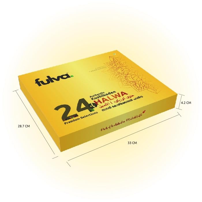Fulva Authentic Kozhikoden Halwa, 24 Premium Selections