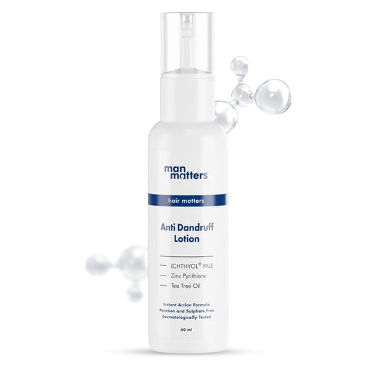 Man Matters Anti Dandruff Lotion for Men [60ml] | Instant Itch Relief & Cooling