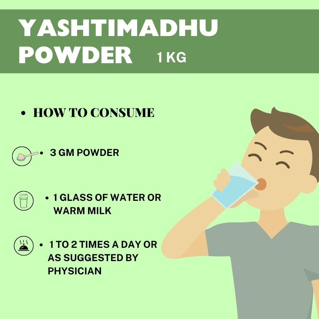 Herbal Hills Yashtimadhu Powder 1 Kg Pack of 1- image 5