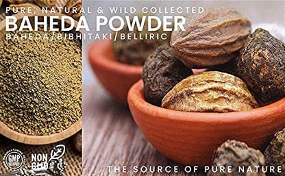 Kamdhenu Baheda Powder 100 gms, Pack of 1| Bibhitaki| Bahera| Terminali- image 5