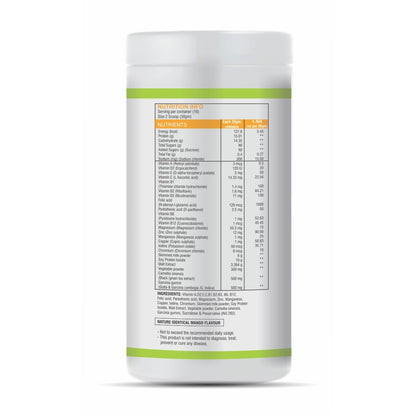 Activist Proslim Powder with Minerals & Multivitamins for Weight Management, Mango Flavour, High-Protein Supplement to Support Healthy Weight Loss, Energy, & Metabolism - 500g