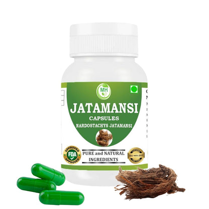 MORSAN HEALTHCARE | Jatamansi Capsules 500mg – 60 Count | Vegetarian | Plant-Based | Herbal Supplement | No Artificial Additives | Gluten-Free | Organic (pack of 1)