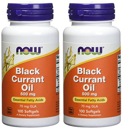 Now Foods Black Currant Oil 500mg (70mg GLA), 100 softgels (Pack of 2)- image 4