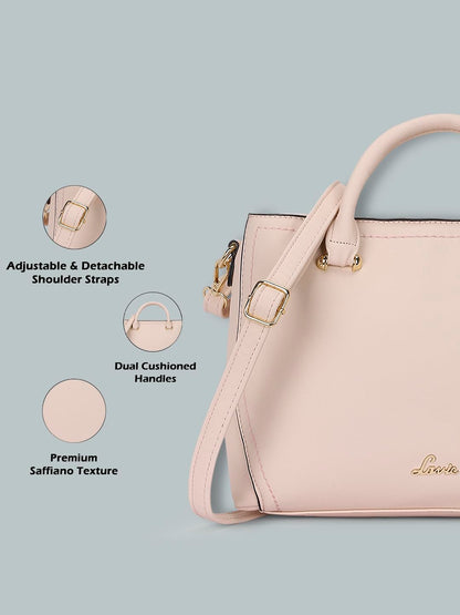 Lavie Omnia Medium Satchel Women's Handbag, Pink