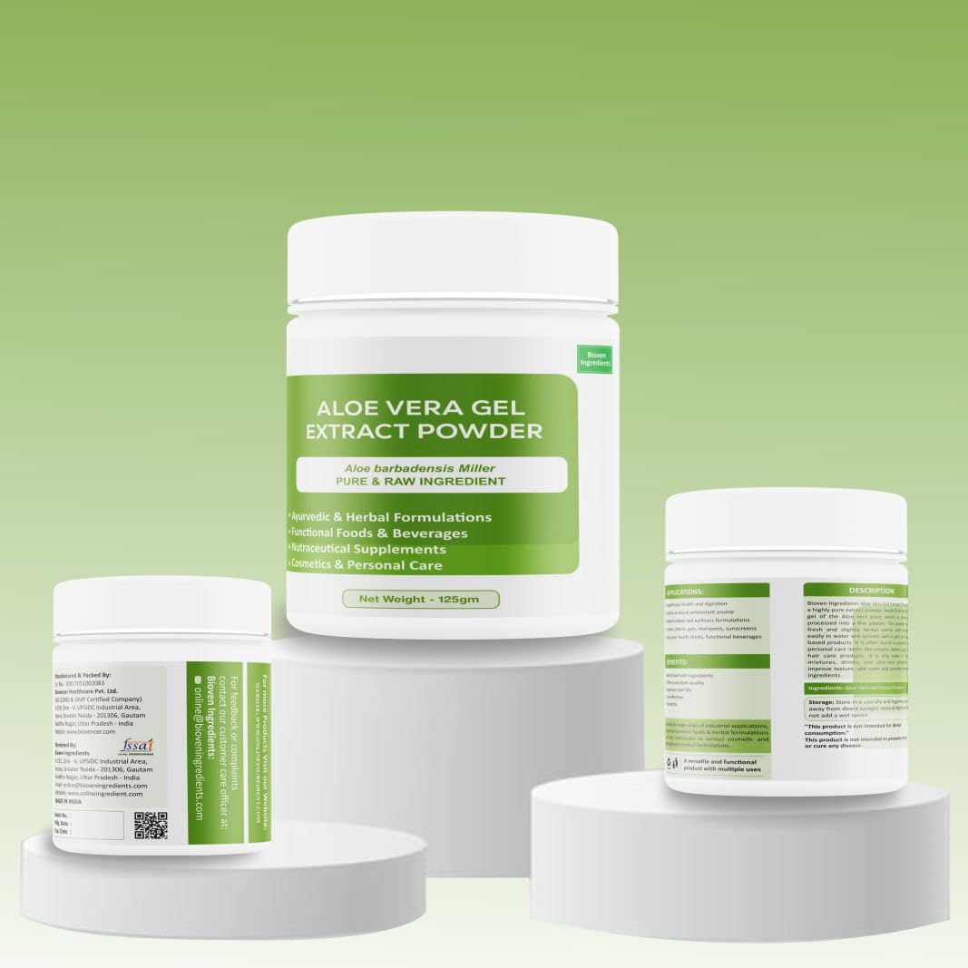 Bioven Ingredients Aloe Vera Gel Extract (gm, 125)